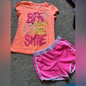 Justice shorts set